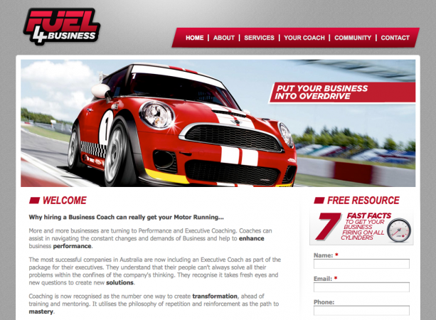 Fuel 4 Business Website